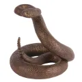 Slangenbeeld - bruin - 21 cm