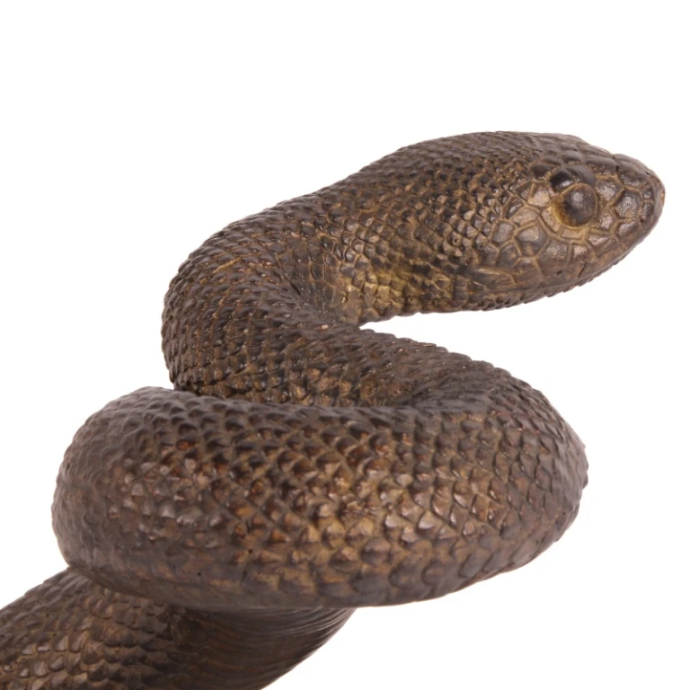 Statue de serpent - brun - 21 cm