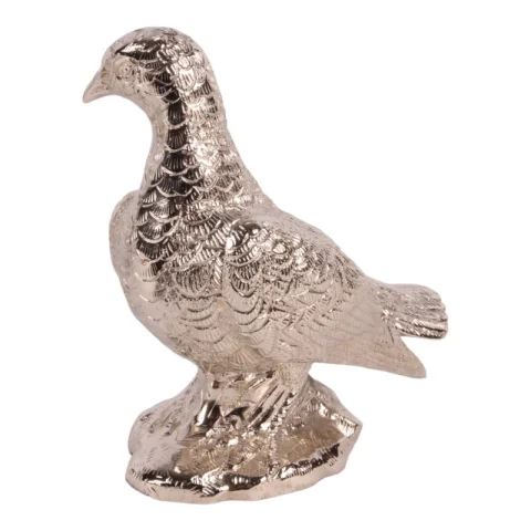 Duif messing - zilver - 15 cm