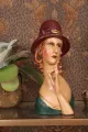 Buste vrouw - bruin - 44,5 cm