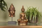 Boeddha-beeld - goud - 33 cm - kunsthars