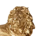 Leeuwenbeeld - goud - 80 cm