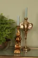 Kandelaar Olifant - 35,5 cm - goud - kunsthars