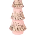 Miniatuurkerstboom - roze - 35,5 cm - kunsthars