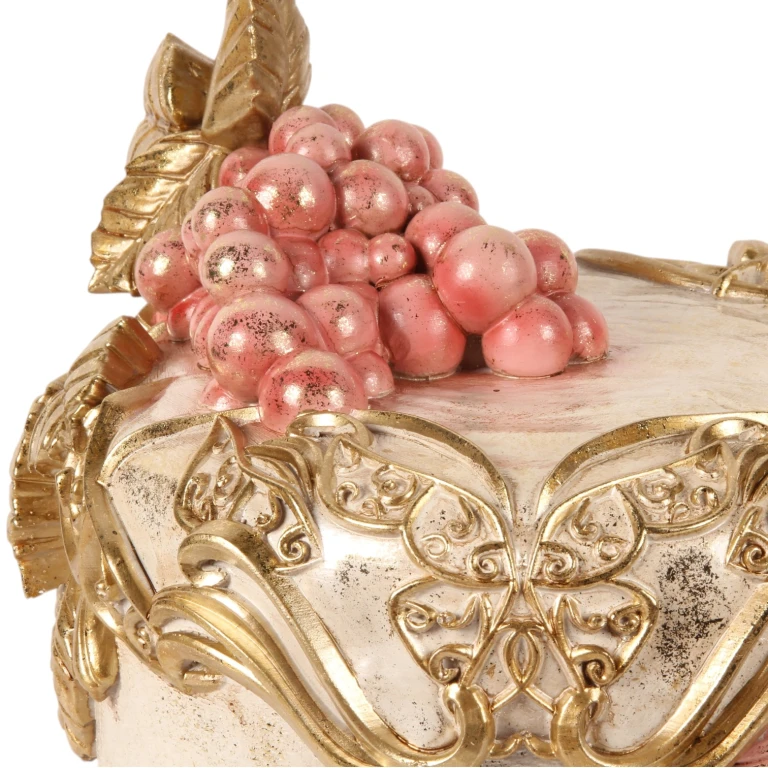 Gâteau décoratif - rose - 30 cm - résine synthétique