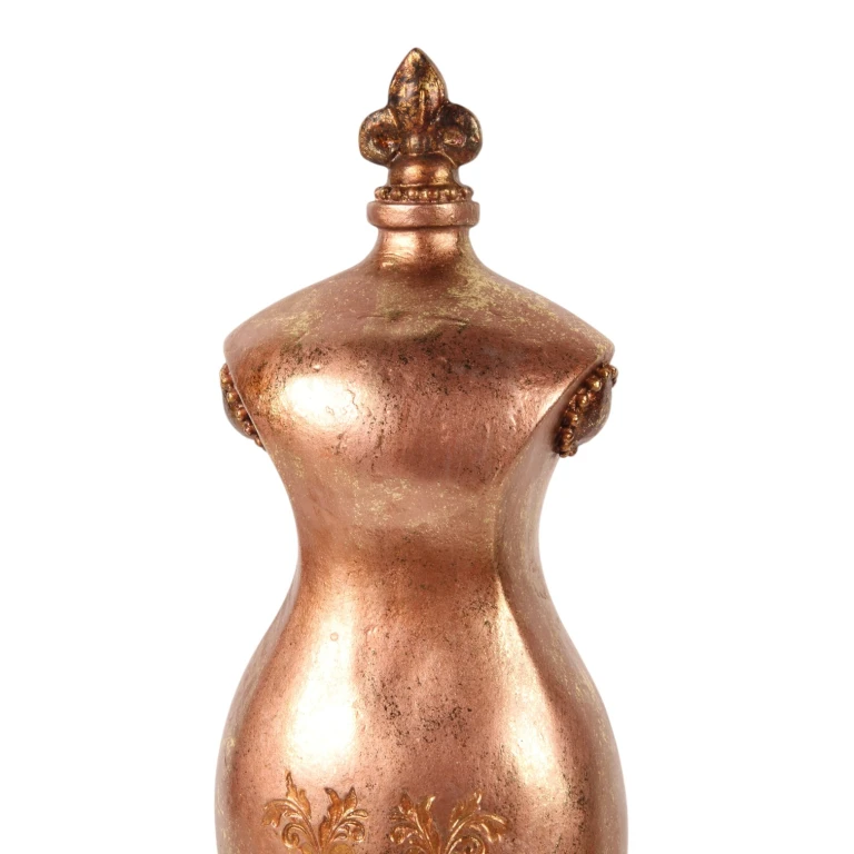 Buste mannequin torse - doré - 41 cm - 1 pièce