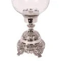 Windlicht Assiya 59,5 cm - Zilver - Koper / Glas