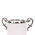 Windlicht Assiya 59,5 cm - Zilver - Koper / Glas