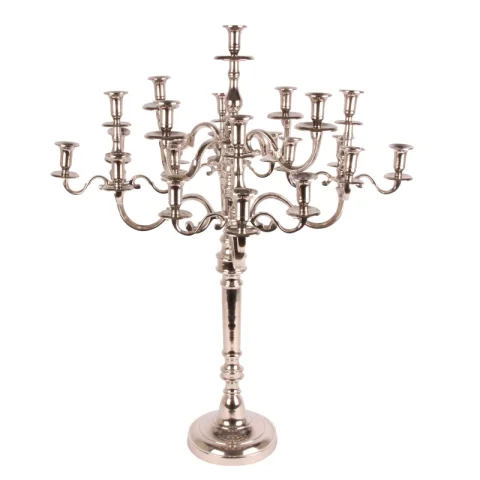 Kandelaar 25-Arms 100 cm - Zilver - Aluminium
