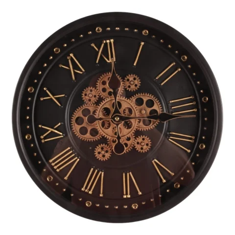 Wandklok Buffalo 40 cm - Zwart - Rond - Metaal