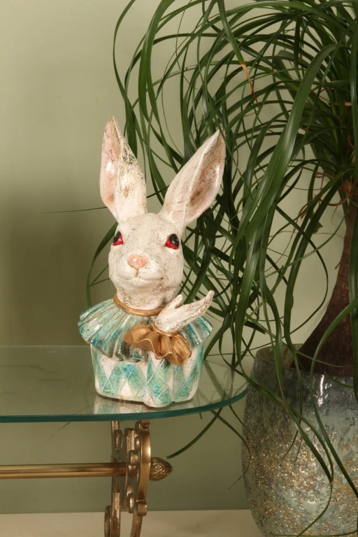 Buste de lapin - couleurs mixtes - 24 cm