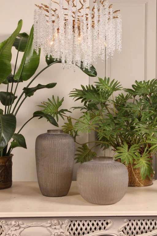 Vase Savanna - 49 cm - brun - verre
