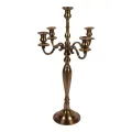 Candélabre à 5 bras - 80 cm - or - aluminium
