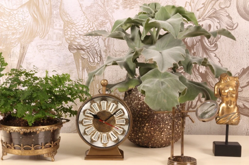 Horloge de table Alain - laiton - or - 27 cm