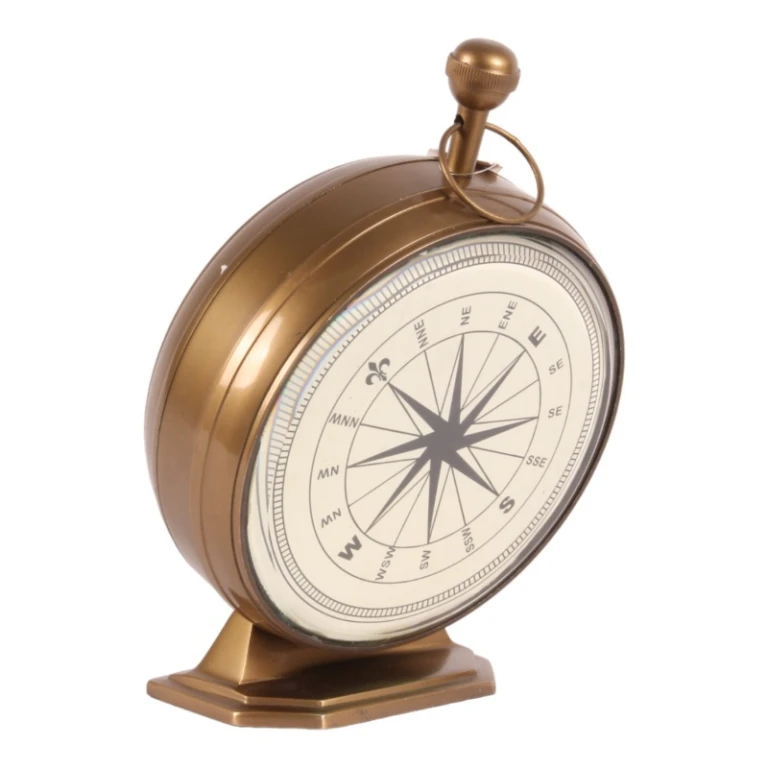Horloge de table Alain - laiton - or - 27 cm