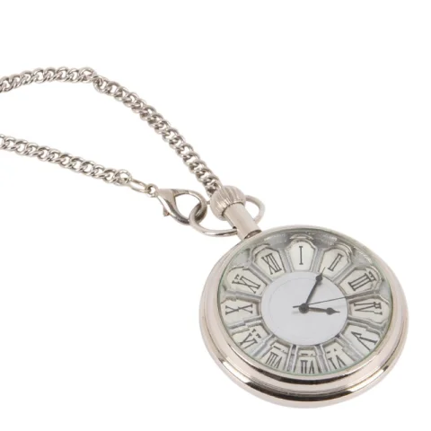Dutch Style Zakhorloge Ghandi - 5 cm - zilver - messing