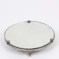 Spiegeldienblad - zilver - koper - 25,5 cm