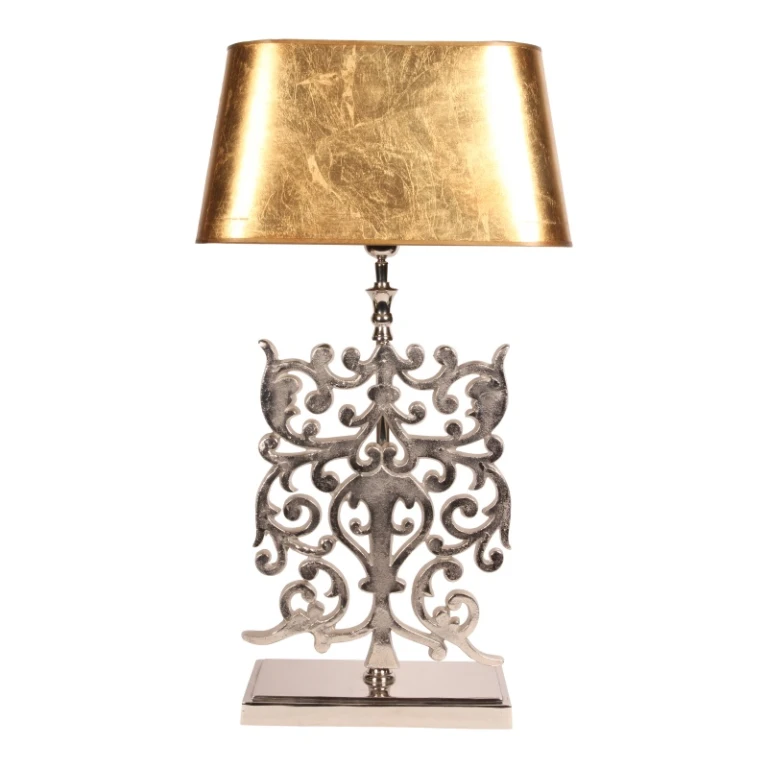 Lampe de table - argent - aluminium - 83 cm - 1 pièce