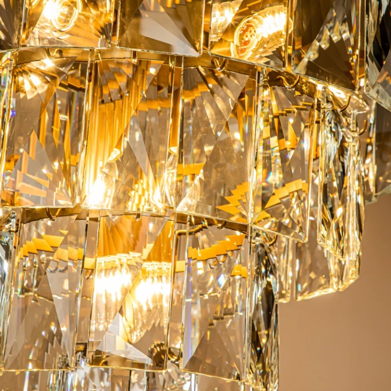 Lustre Style Hollandais Basilio - 60 cm - or - verre