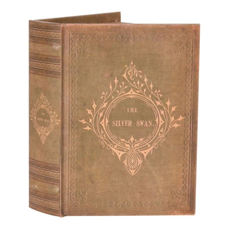 Boîte de rangement en forme de livre - 23 cm - vert - simili cuir