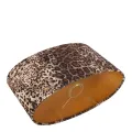Lampenkap - luipaardprint - 35 cm - bruin - stof