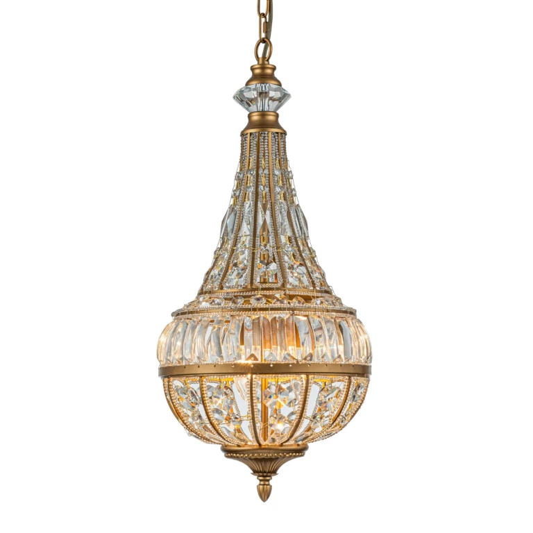 Lustre Dutch Style Colosseo - 80 cm - or - fer et verre