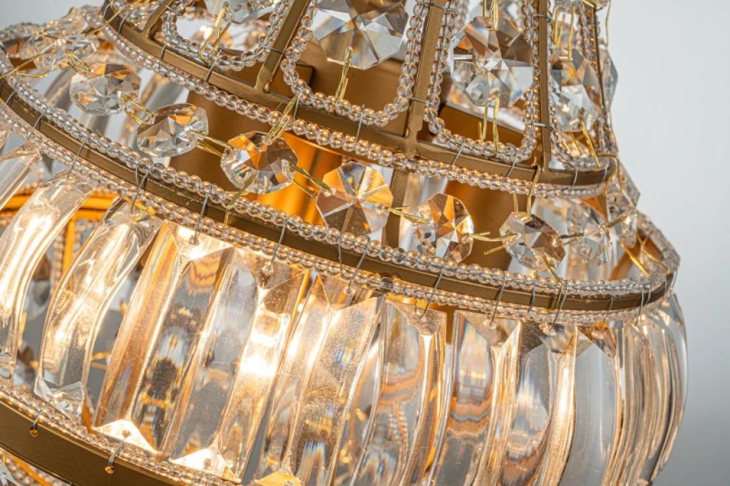 Lustre Dutch Style Colosseo - 80 cm - or - fer et verre