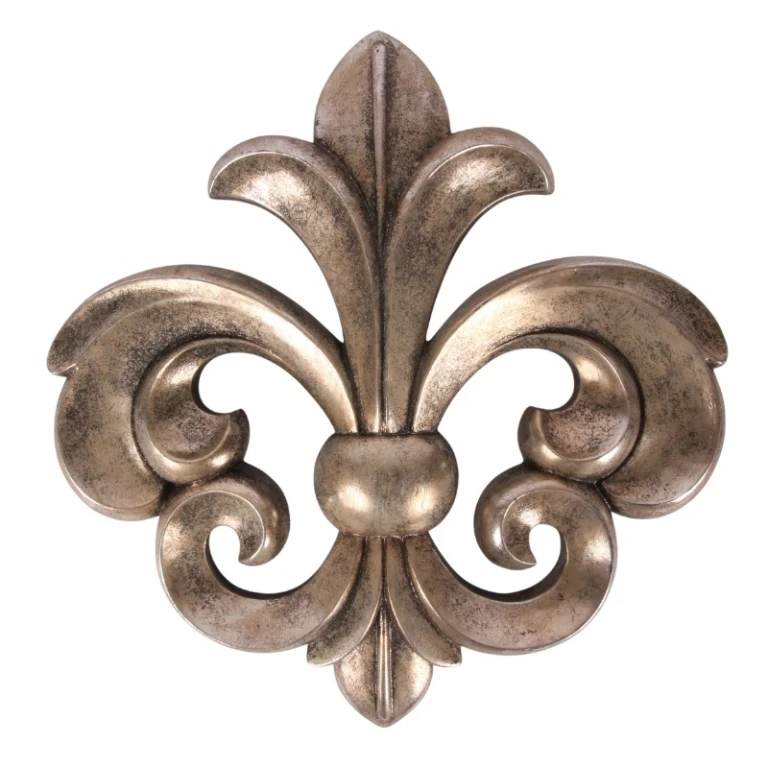Ornement mural - argent - 46,5 cm - résine synthétique