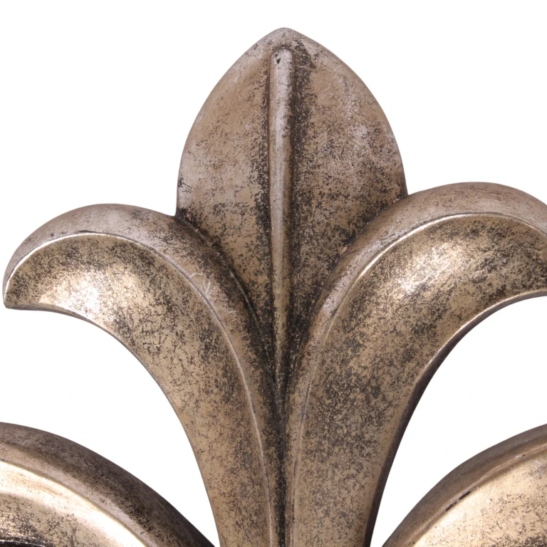 Ornement mural - argent - 46,5 cm - résine synthétique