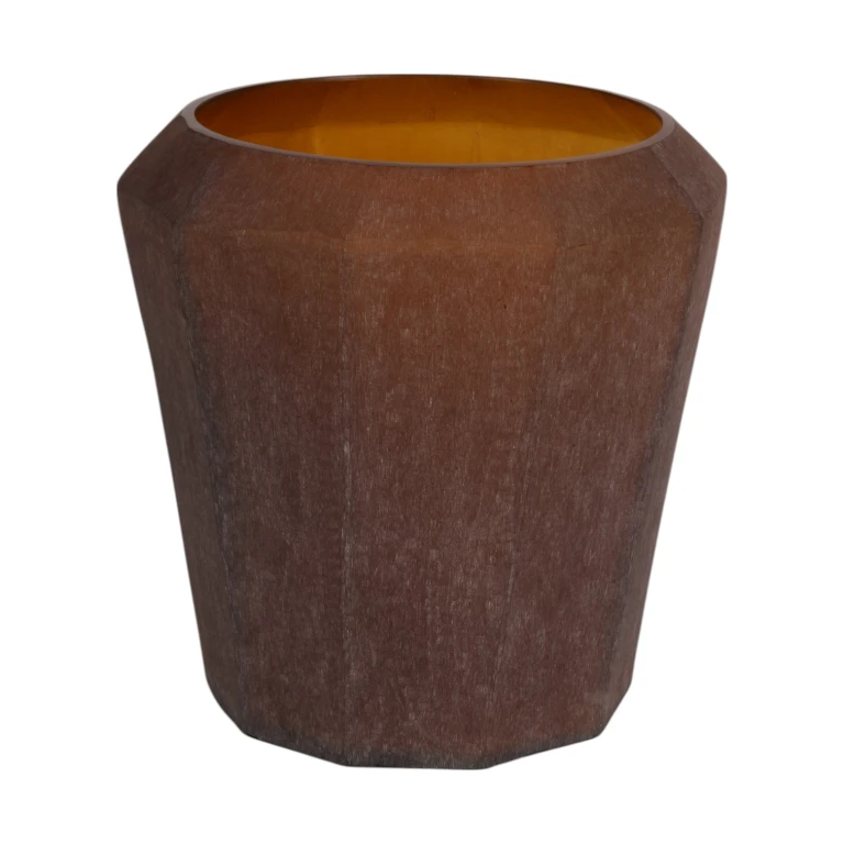 Vase Diamond - 29 cm - ambre - verre