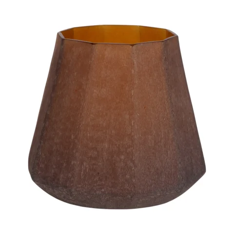 Vaas Diamond - 29 cm - amber - glas