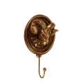 Wandhaak ram - goud - 19 cm