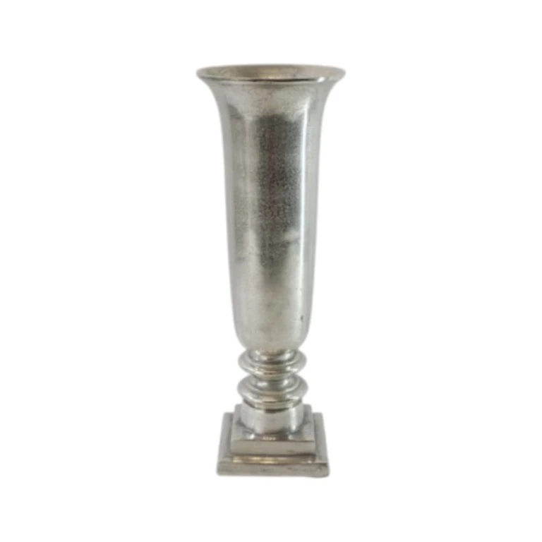 Vase - 61 cm - argent - aluminium