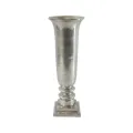 Vase - 61 cm - argent - aluminium