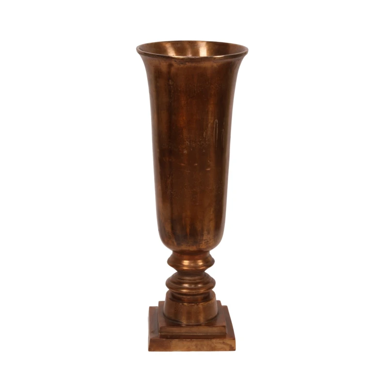 Vase - 49 cm - bronze antique - aluminium