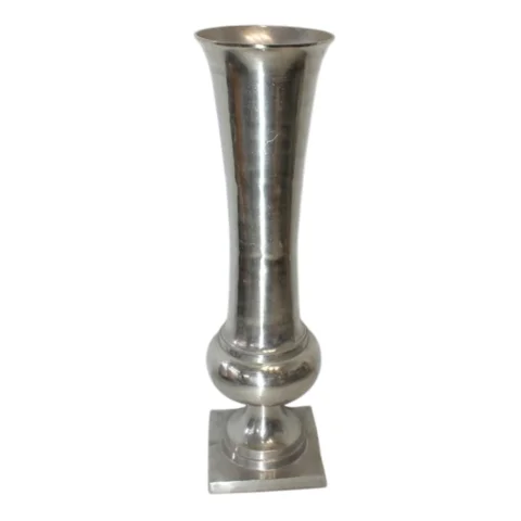 Vaas - 123 cm - zilver - aluminium