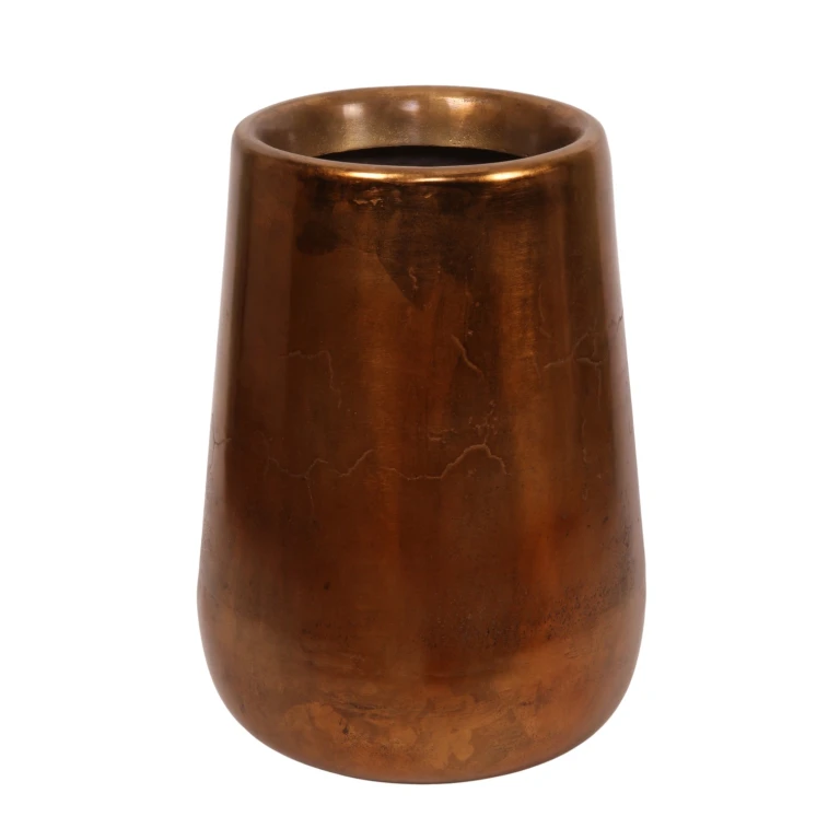 Pot de fleur style néerlandais 45 cm - Bronze antique - Aluminium