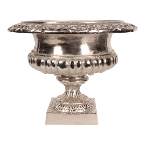 Dutch Style Bloempot Urn - 45 cm - Zilver - Aluminium