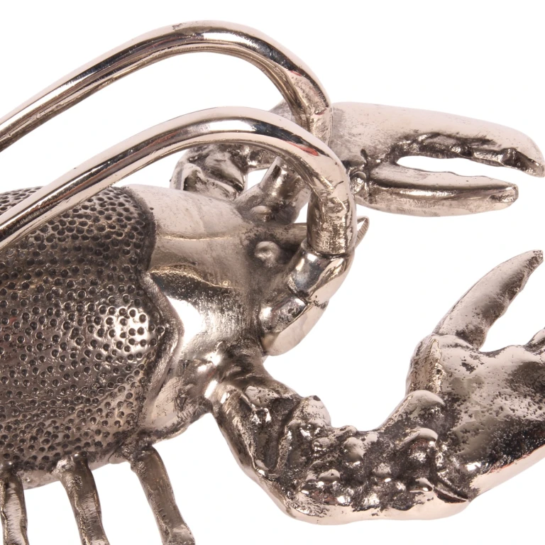 Porte-bouteille homard - argent - aluminium - 41 cm - 1 pièce