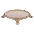 Taartplateau 35 cm bruin kunsthars - 1 stuk