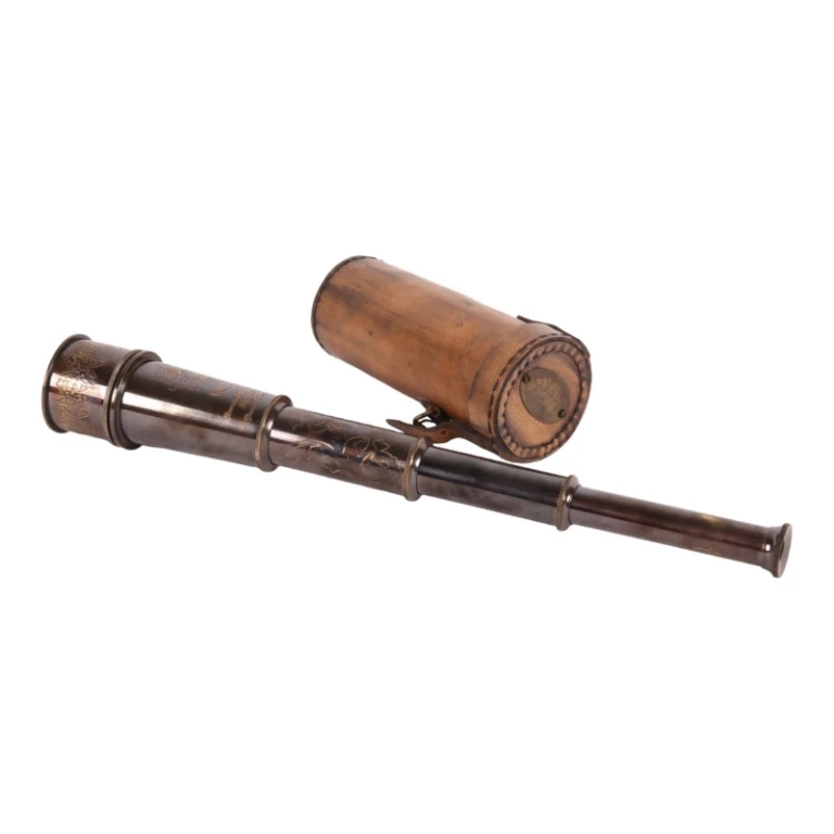 Télescope - bois & laiton - 40 cm