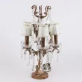Lampenkap Victorian Mini Clip-On - 8 cm - crème - stof