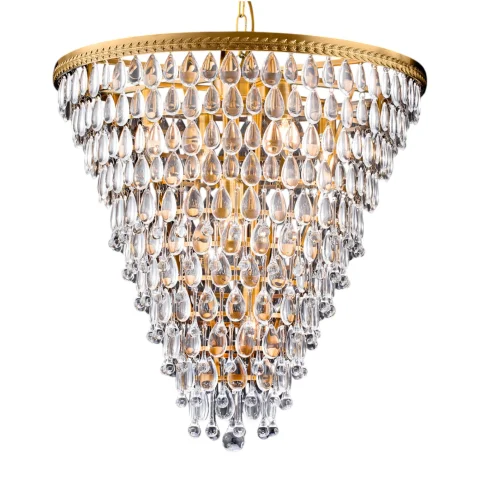 Dutch Style Kroonluchter Kensington 65 cm - Goud - IJzer & Glas