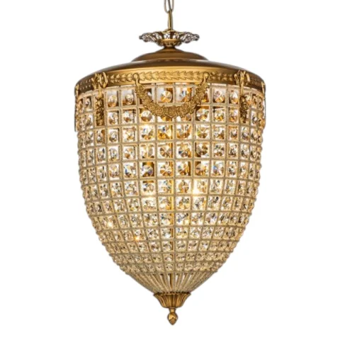Dutch Style Kroonluchter Empire - 85 cm - Goud - IJzer & Glas