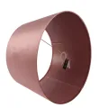Lampenkap Rond - 50 cm - Roze - Stof