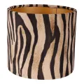 Lampenkap Zebraprint - 15 cm - Bruin - Stof
