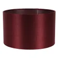 Lampenkap cilinder - 25 cm - rood - stof