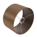 Lampenkap Cylinder - 25 cm - groen - stof