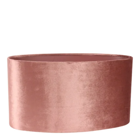 Lampenkap Ovaal - 40 cm - Roze - Stof