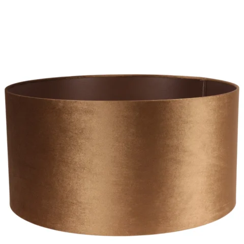 Lampenkap Cilinder - 50 cm - Goud - Stof